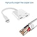 2 in 1 Headphone Jack Audio Charge Adapter Converter Audio Splitter Support Audio Phone Call Volume Control Compatible Phone Xs/XR/X/8/7/Pad Support iOS 12thumb 4