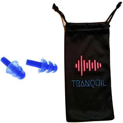 UPC 733074284952, Ear Plugs by Tranquil - High Fidelity Noise Canceling Ear Plugs Made of Reusable Soft Silicone Great for Sleeping, Concerts, Work or Relaxation. Low Pressure Comfortable Fit Earplugs (Blue)