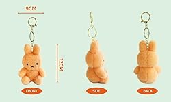 MSGlobal Cute Plush Keychain for