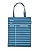 Out of Print Library Card Tote Bag Denim, 14 X 18 Inches
