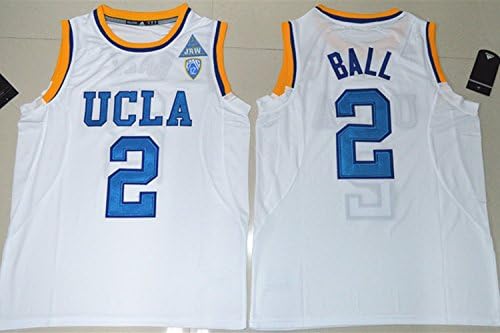 2020 UCLA Bruins Lonzo Ball 2 College Basketball Mens Jersey White