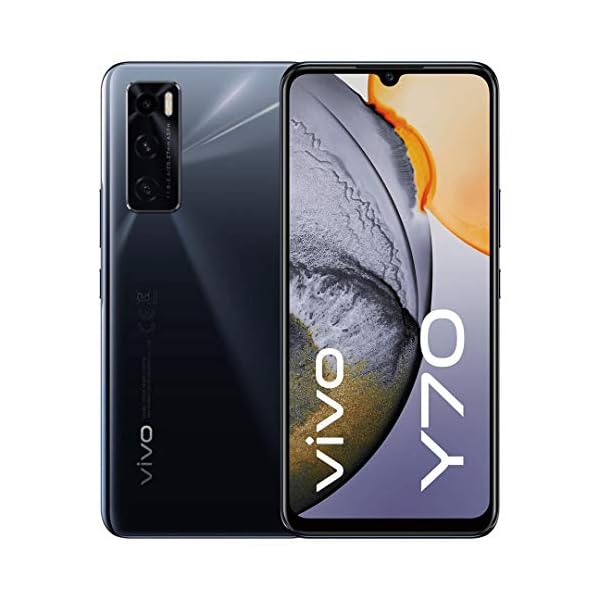 vivo-Y70-Gravity-Black-8128GB-644-Inch-Fullview-FHD-Display-Fingerprint-Sensor-4100mAh-Battery-with-Qualcomm-Snapdragon-Processor-Sim-Free-Smartphone-NFC-Equipped-Dual-Sim-2-Year-Warranty vivo Y70, Gravity Black, 8+128GB, 6.44 Inch Fullview FHD+ Display, Fingerprint Sensor, 4100mAh Battery with Qualcomm…