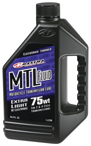 Maxima 42901 MTL-XL 75WT Motorcycle Transmission/Clutch Fluid - 1 Liter Bottle