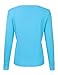 NINEXIS Womens Basic Crew Neck Long Sleeve Button Down Cardigan AQUA M
