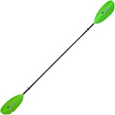 BENDING BRANCHES Angler Classic Snap-Button Kayak Fishing Paddle &ndash; Lightweight Fiberglass Shaft, Durable Fiberglass-Reinforced Nylon Blades, 2-Piece Design