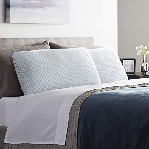 WEEKENDER Ventilated Gel Memory Foam Pillow with Reversible Cooling