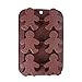 Meltset Silicone Baking Mold Gingerbread Man Chocolate Mold DIY Soap Mold