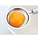Egg Separator, Stainless Eggs Yolk White separators Long Handle, Silver