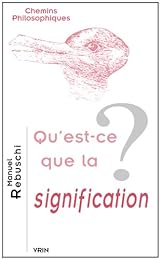 Qu'est-ce que la signification ?