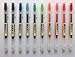Muji Gel Ink Ballpoint Pens 0.38mm 10-colors Set (Original Version)