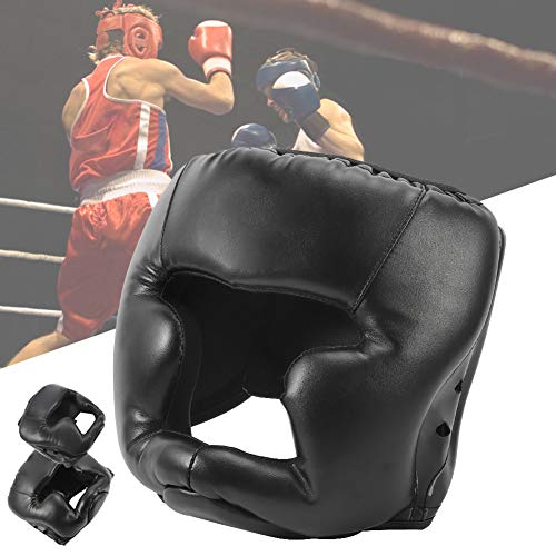 Keenso Boxing Head Guard Helmet,Cheeks&Ear Protection,Adult/Children,Sanda/Muay/Thai/Kickboxing/Karate/Taekwondo,Fighting Protecting Equipment(Kid) BoxingBoxing