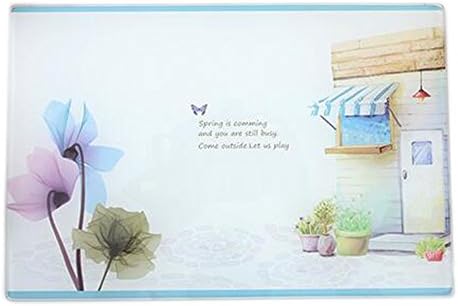 Multi-functional Tempered Glass Cutting Chopping Board Kitchen Surface Chef Board 8"x 12" 20x30cm Vintage House