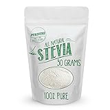 All Natural Stevia Powder 30g (203 Servings) | Highly Concentrated Pure Extract | No Fillers, Additives or Artificial Ingredients | Zero-Calorie Sweetener | Best Sugar Substitute