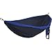 ENO, Eagles Nest Outfitters Double Deluxe Lightweight Camping Hammock, 1 to 2 Person, Navy/Royal