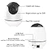 Alptop Indoor WiFi Camera IP Security Camera 1080P Wireless Home Surveillance Camera for Baby/Elder/Pet/Nanny Monitor,Pan/Tilt,Two-Way Audio,Motion Detection & Night Vision AT-200RW