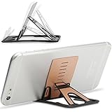 iPhone Kickstand, iMangoo Multi-angle Holder Tablet Dock Adjustable Foldable Cell Phone Cradle iPhone 5s Portable Mini Desk Stand Fold-up Smartphone Stands Holders for Apple iPhone, Samsung Rose Gold