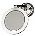 Zadro 10X - 1X Dimmable Sunlight Wall Mount Surround Mirror Satin Nickel