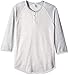 Alternative Men's 3/4 Sleeve Raglan Henley