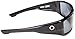 Spy Optic Dirk Wrap Sunglasses, Black Frame/Grey Lens, one Size