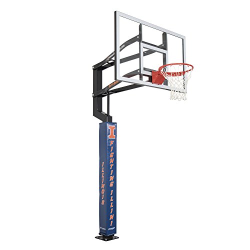 Goalsetter NCAA Basketball Pole Pad, Illinois Illini, Blue