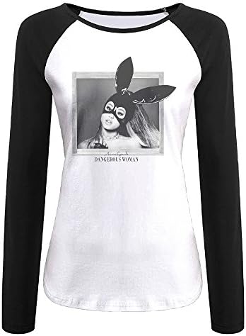 Ariana Grande Dangerous Woman Woman Long Sleeve Raglan Shirt Baseball