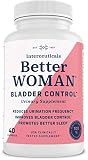 BetterWOMAN Bladder Control Supplement for Women- Helps to Reduce Bathroom Trips - Sleep Better at Night -Reduce Urgency and Occasional Leakage* - interceuticals (1 Bottle)