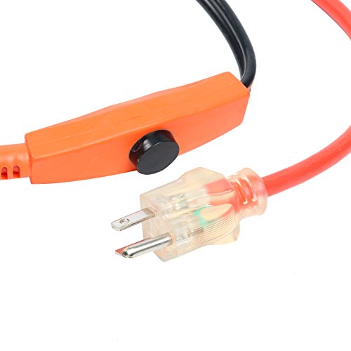 9milelake Cold Weather Pipe and Valve Heating Cable with Built-in Thermostat - 40 Feet - Thumbnail 2
