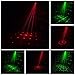 U`King Party Lights DJ Disco Lights,9 Lens Stage Lighting Support DMX512 and Sound Activated with Remote Control Laser Light for Parties Birthday Wedding Karaoke Bar KTV Club Stage Live Show(6 PCS)