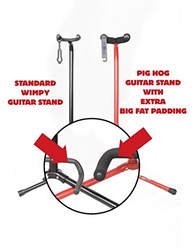 Pig Hog Guitar Stand Extra Padded - Red
