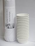 Mini Baking Cups, white 1-1/2 x 1'' = 3.5 appx. 500 pc.