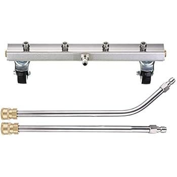 M MINGLE Pressure Washer Undercarriage Cleaner, Under Car Wash, with 45 Degree Angled Wand