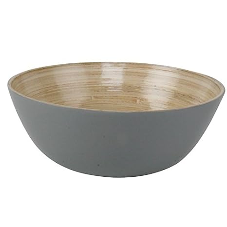 Annastore Bambusschale Bowl Ø 20 cm - Bambusschüssel Salatschale Bambus Dessertschale Suppenschale Müslischale