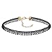 Choker Necklace, Xpatee Women Choker Necklace Set Black Velvet Lace Tattoo Choker Set Girls Stretch Necklace (18 PCS)