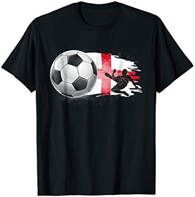 England Cheer Jersey 2018 - Football English Flag T-Shirt