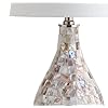JONATHAN Y JYL1024A Mona 20.5" Mini LED Lamp Cottage,Coastal,Transitional for Bedroom, Living Room, Office, College Dorm, Coffee Table, Bookcase, Seashell