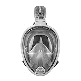 Full Face Snorkel Mask by Tower (Grey)