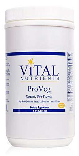 Vital Nutrients - ProVeg - Organic Pea Protein With Natural Vanilla Flavor - 524 Grams
