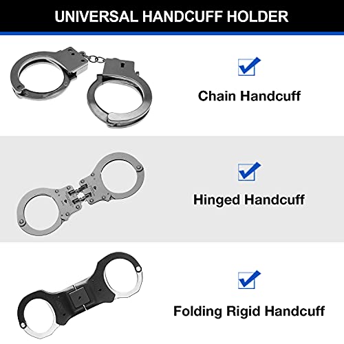 Kydex Handcuff Case Fit ASP Handcuffs & Hinged Handcuffs & Chain