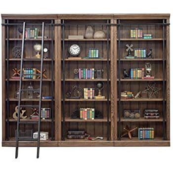 Martin Furniture Avondale 3 Bookcase Wall Oak,