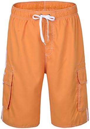 Men's Beachwear Board Shorts Quick Dry with Mesh Lining Swim Trunks