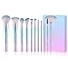 Docolor Makeup Brushes 9 Pcs Makeup Brush Set Premium Synthetic Foundation Powder Concealers Blush Makeup Brushes Gradient color Cosmetic Brushes