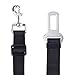 Fypo Dog Seat Belt, Pet Car Harness Lether Safety Vehicle Leash with Metal Clips with Length Length 15