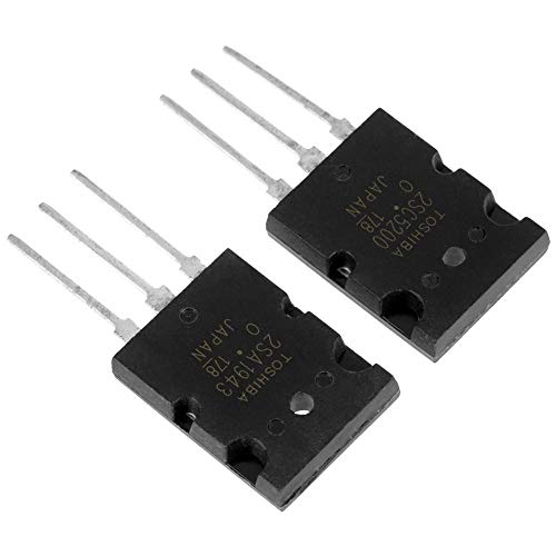 Audio Transistor, 5 Pair Black 2SA1943 2SC5200 High Power Matched Audio Transistor - Thumbnail 5