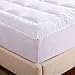 WhatsBedding Cotton Waterproof Mattress Pad Queen Size Top Down Alternative Filling Pillowtop Mattress Topper Cover-Fitted Quilted (Mattress Pad Queen)