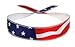 HALO HEADBAND SWEATBAND TIE VERSION USA FLAG CYCLING RUNNING FITNESS EXERCISE AMERICAN FLAG