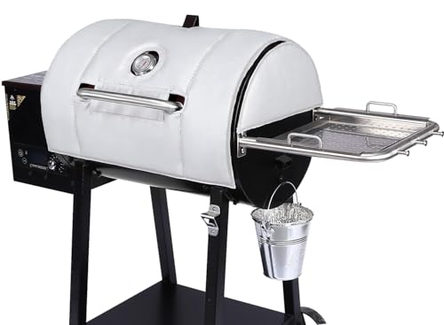 Grill Blanket for Pit Boss PB440FB1 Pellet Grill, PB440D2 440D 440 Deluxe Ranch Hand 440TGR1, Insulation Blanket for Pit Boss 440 Series Grills, Smoker Cover Save a Lot of Pellet for Winter Cooking Image