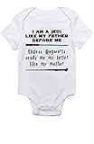 T-Rex Apparel I Am A Jedi Like My. Star Wars/Harry Potter (3-6 Months)