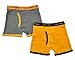 Calvin Klein Boys Orange & Gray 2Pk Underwear Boxer Briefs (6/7)