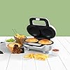 Giles-Posner-EK4082G-Non-Stick-Deep-Fill-Pie-Maker-900-W-Bake-Authentic-British-Pies-Easy-to-Clean-Lock-Latch-Design-Silver Giles & Posner EK4082G Double Deep-Fill Non-Stick Pie Maker, Electric XL Twin Pie Machine, Makes Pies 9cm in Diameter…
