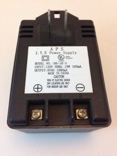 AC-DC ADAPTER 6 VDC 1000mA